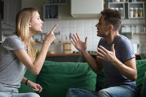 Couple having an argument