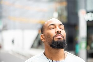 Mindful breathing to calm anxiety