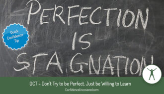 Don't try to be perfect