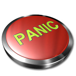 Are you hitting the panic button?