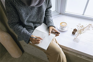 Simple self-care like journaling can boost self-esteem